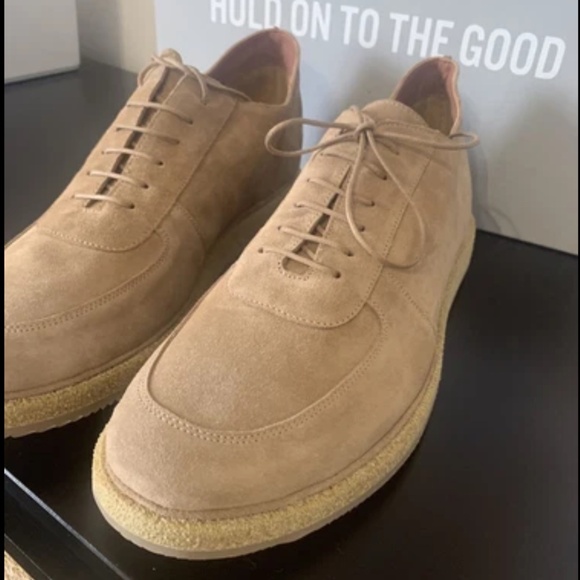 Hard Graft Pure Derby Shoe - Tobacco Sz: 43 NEW - Picture 6 of 9